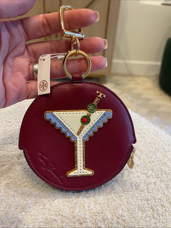 Tory Burch Handbags - NWT Tory Burch Cocktail Charm Coin Purse with Key Fob